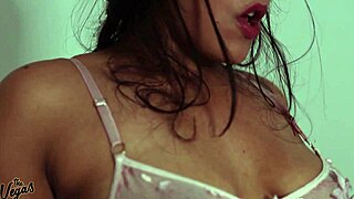 pov kylei ellish's chubby deepthroat cum guzzle in lingerie closeup 😍💦🍆