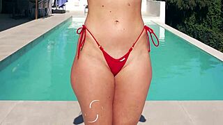 Hot Outdoor Bikini Try-On with Hannahjames710