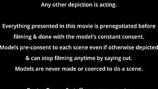 backstage with stefania mafra's latex gloves and heels spreading those big tits 😈🔥