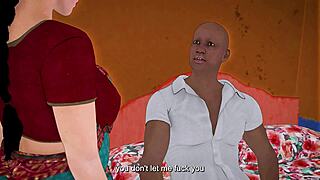 INDIAN DESI BHABHI SCREAMS AS BROTHER-IN-LAW POUNDS HER HARD IN HINDI