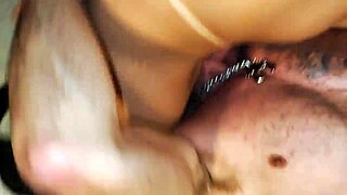 blonde tanned brazilian bombshell gets 69 blowjob footjob ass lick ending in mouth cumshot