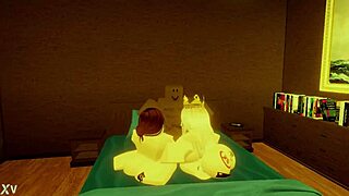 Robloxian BBC Dominates Two Snowbunnies Deep in Bed