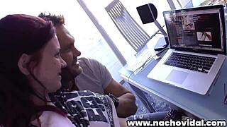 i'm fingering her wet pussy backstage before nacho shoves his huge cock down her throat... ugh