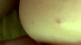 amateur couple bends over for intense doggystyle creampie finish