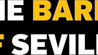 Mommy4k! Horny mature brunette seduces young stud for wild bathroom fuck right away!