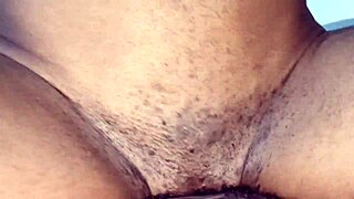 Nigerian babe bounces wet pussy on thick African black cock