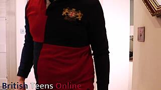 collared emo british teen edged hard with wand... can't cum yet