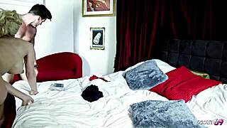 Blonde Lou Lou Petite Big Fake Tits Nylon Stockings Hard Fucked Long Cock