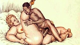 vintage erotic art reveals antique retro sensual beauty in detail