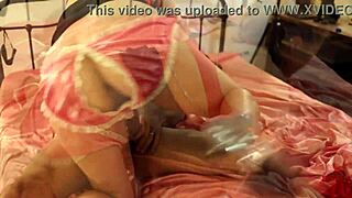 holy shit french amateur in satin stockings high heels fucks licks asshole sucks dick