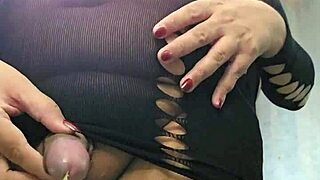 oh man shemale monica m looks so hot peeing in lingerie and stockings