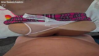 camgirl in school uniform tries anal with big cock lover