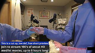 nurse stacy shepard trys on all kinda gloves to find the perfect fit for her ebony patient girlsgonegyno reup