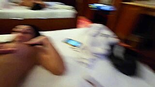 the maid sneaks into my bedroom with breakfast then rides my cock hard