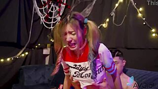 chinese slut li zhiyan fucked hard in sexy cosplay