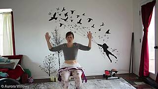 uhh my yoga wife's big ass and natural tits need your eyes on em during this stretch