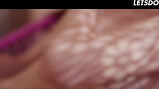 stepsisters anya krey and aisha wake up for romantic morning pussy licking