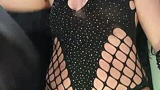 Allisonvega's Curvy Latina Halloween Masturbation in Lingerie