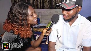 ghanaian ebony craves cameroonian black dick live interview 😍 ass worship dancing curvy fat girlfriend!