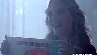 melody marks shyly deepthroats sunny gold's massive melons in hardcore fuck