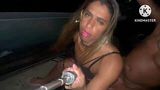 Wife teases cuckold husband on street then offers tight ass back home
