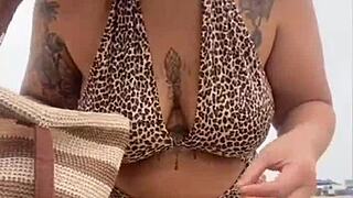 African Beach Girl Skips Panties for Stranger Fuck