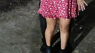 Feeling so horny on Halloween, this Mexican slut finds wazaaa and sucks him deep