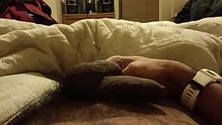Rishi Bhardwaja Strokes Huge Cock with Deep Late-Night Passion
