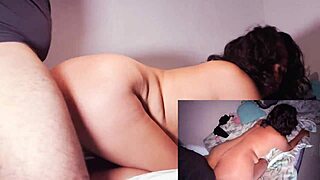 culona latina shows off huge ass, hermanastra gets filled with cum, total puta vibes