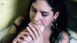 yo punk rock foot party with socks sneakers and bare toes everywhere