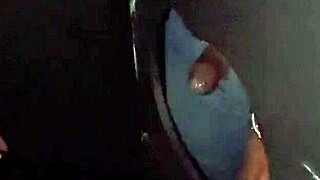 husband films wife at gloryhole fun
