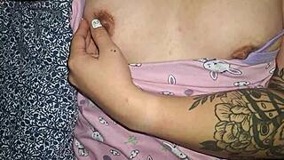 Why Does Uncle's Wife Send Big Tits Pussy Pics Next Room?