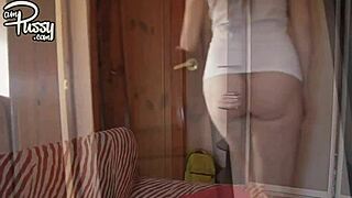 Amateur College Girl Fingers to Orgasm! Showers Shaves Smooth Legs!