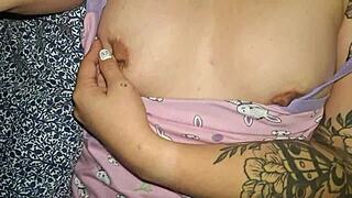 Why Does Uncle's Wife Send Big Tits Pussy Pics Next Room?