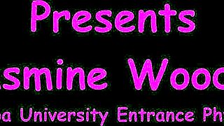 damn tampa uni girl yasmine wood spreads ass backstage at entrance exam 🍑😈🔥