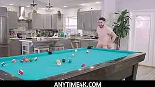 freya von doom gets playful on the pool table anytime4k