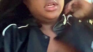 whoa those huge tits bouncing outside almost busted 😱🍈🍈