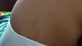 Colombian Pregnant Babe Sucks Cock While Getting Her Natural Tits Oiled Up
