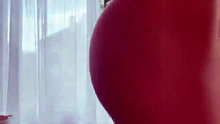 innocent monika fox teases with pierced nipples striptease dance.