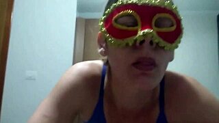 I'm dying inside watching this nympho milf gulp down load after load of lover cum