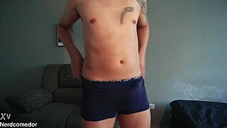 hey nerdy neighbor wanna see this huge cock stroke and explode