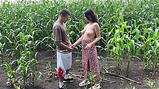 damn i pounded my horny stepsis in that rainy cornfield and blasted on her ass