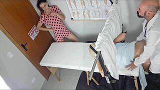 stepmom takes stepdaughter to naughty doctor for wild exams! 🏥😈