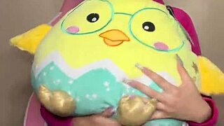 Hot schoolgirl 😈 teases older daddy till he cums on her tight shaved pussy