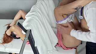 stepmom takes stepdaughter to naughty doctor for wild exams! 🏥😈