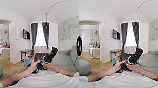 vr taboo brunette big ass tits handjob pov feels so damn real