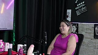 luciana kai's clit fetish explodes as men worship her lingerie orgasm in sexshop glamour