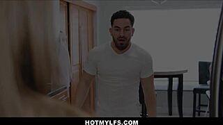 BIG ASS LATINA MILF HAVANA BLEU FUCKS STEPSON FOR CLEANING HELP