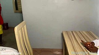 Ebony Petite Student Seduces Teacher Before Christmas Break