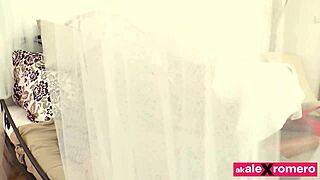 Blonde slut squirts hard from anal pounding and pussy play
